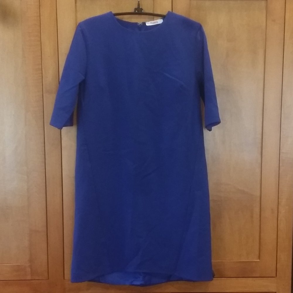 Blugirl Folies Royal Blue Lined Dress 10